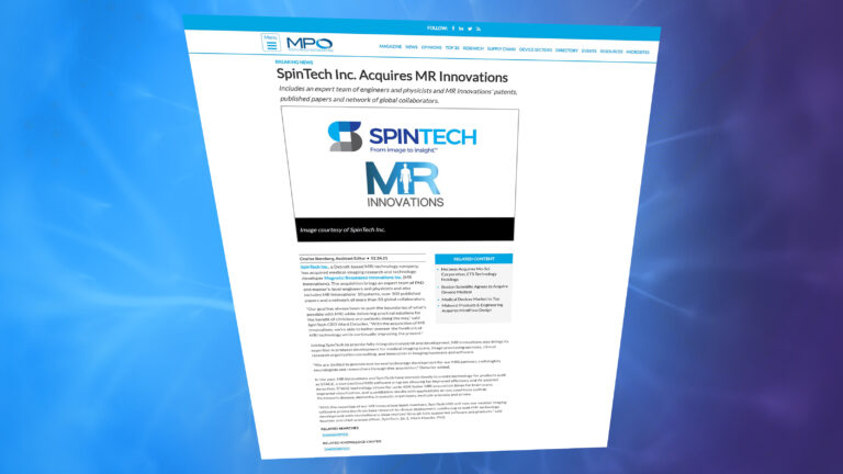 SpinTech Merger Story Screenshot