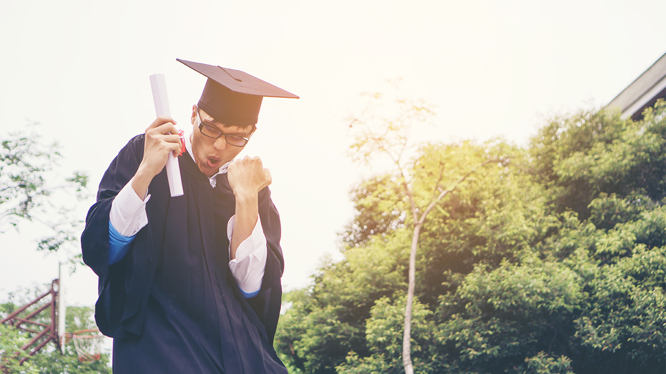 Graduating High Schooler Celebrates Scholarship