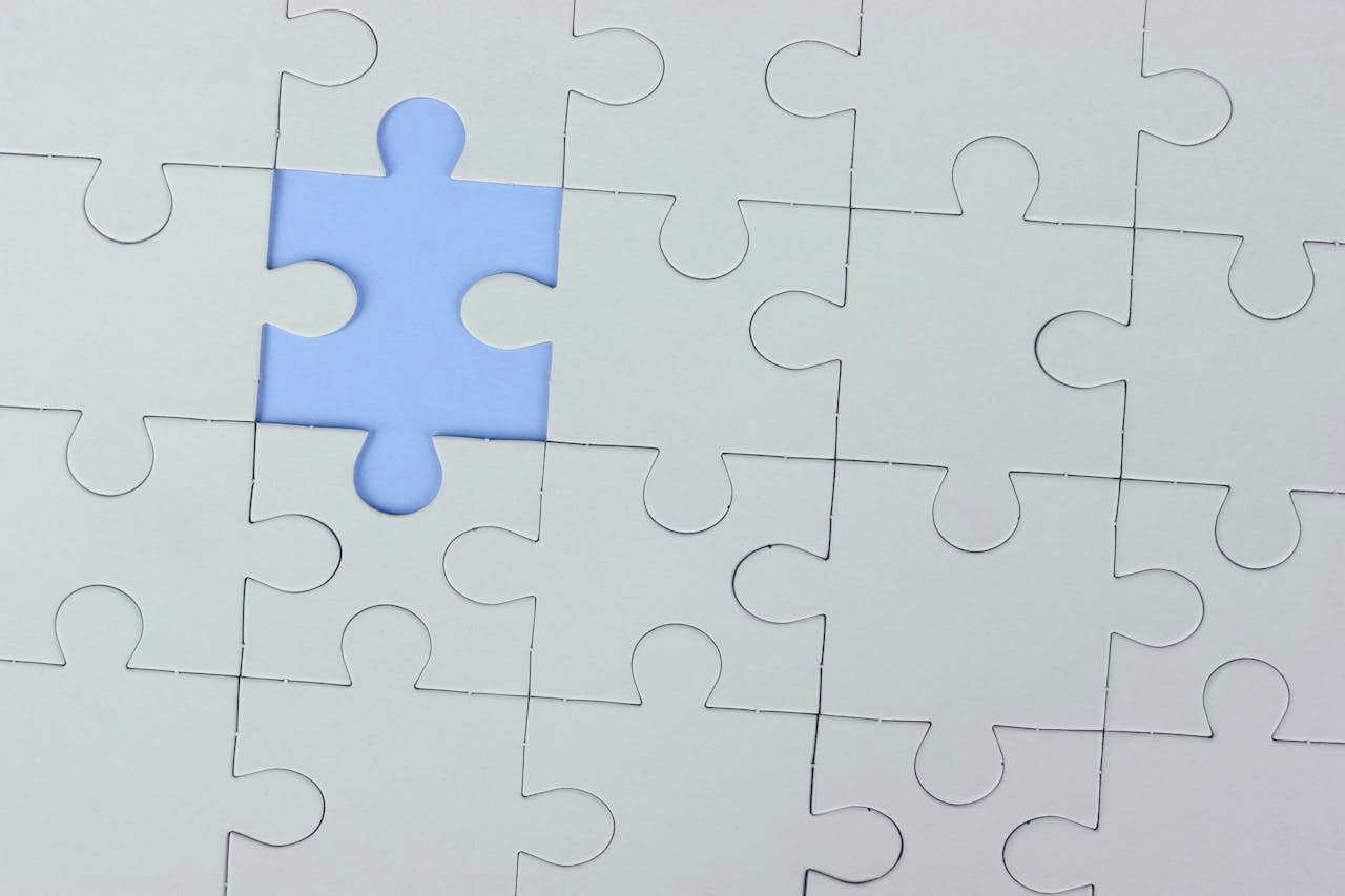 Missing Blue Puzzle Piece