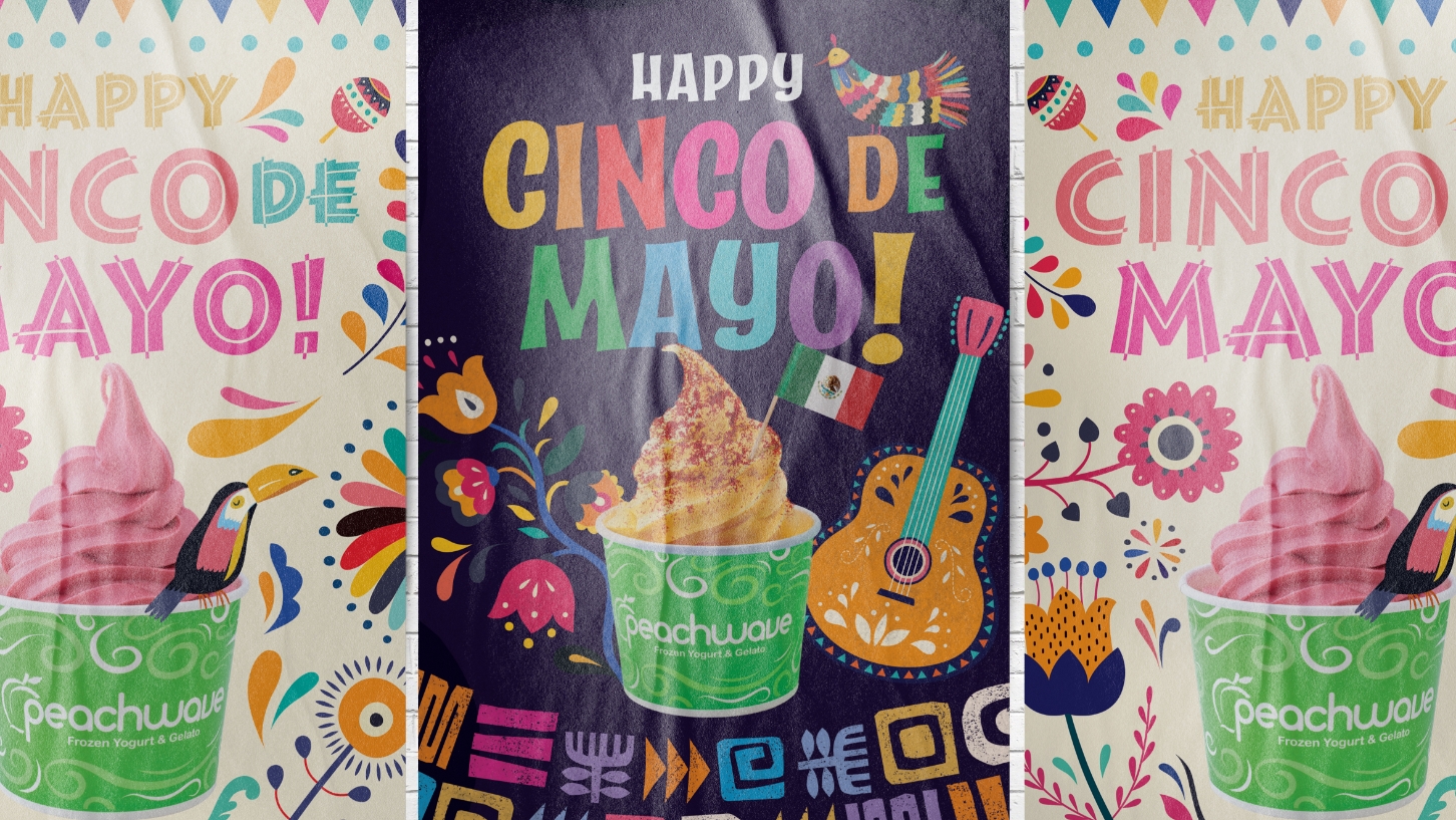 BCO - Peachwave - Cinco De Mayo New Flavor Launch Poster