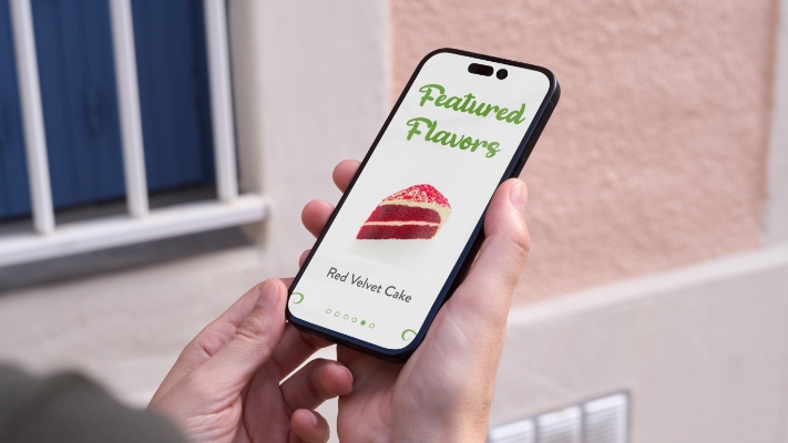 BCO - Peachwave -Woman Using Phone