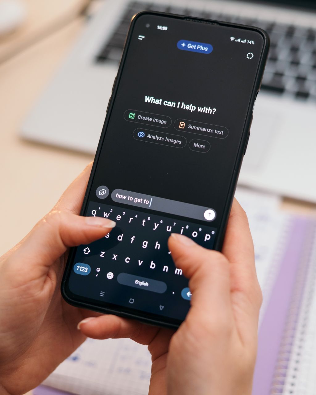 Customer-searching-with-ai-on-phone